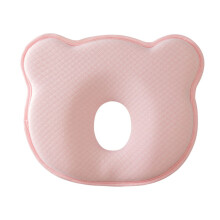 Baby Pillow,Baby Pillow Against Flat Head,Orthopedic Baby Pillow,Pillow Infant Newborn,Baby Pillow Against,Memory Foam Pillow,0-24 Months(Pink