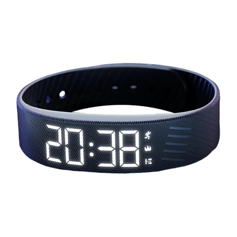Vibrating Alarm Watch With Silent Vibration Wake, Waterproof Sleep Tracker For Heavy Sleepers, Kids And Adults Black 6485316775707