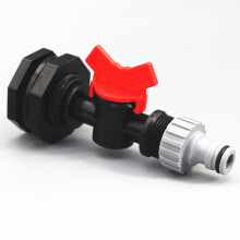 Conector de interruptor para tanque de agua IBC S60x6 de 1000 l, conector para manguera de jardín (sin tanque de agua).