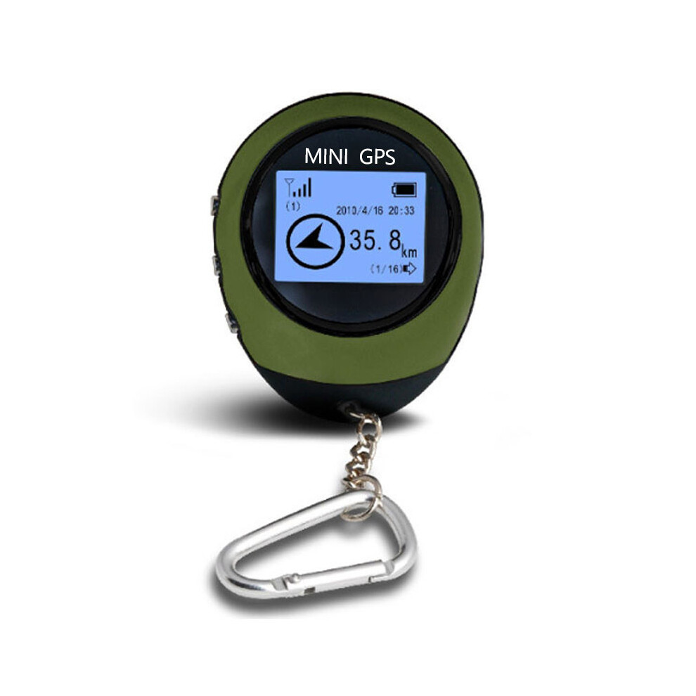 Mini Gps Navigation Receiver Logger Usb Rechargeable Handheld Location Finder For Tdark Green Szrh A-B 6485316775677