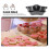 2 Pcs Cake Making Mold Shape Cookie Molds for Baking Pans Shapes Black 2