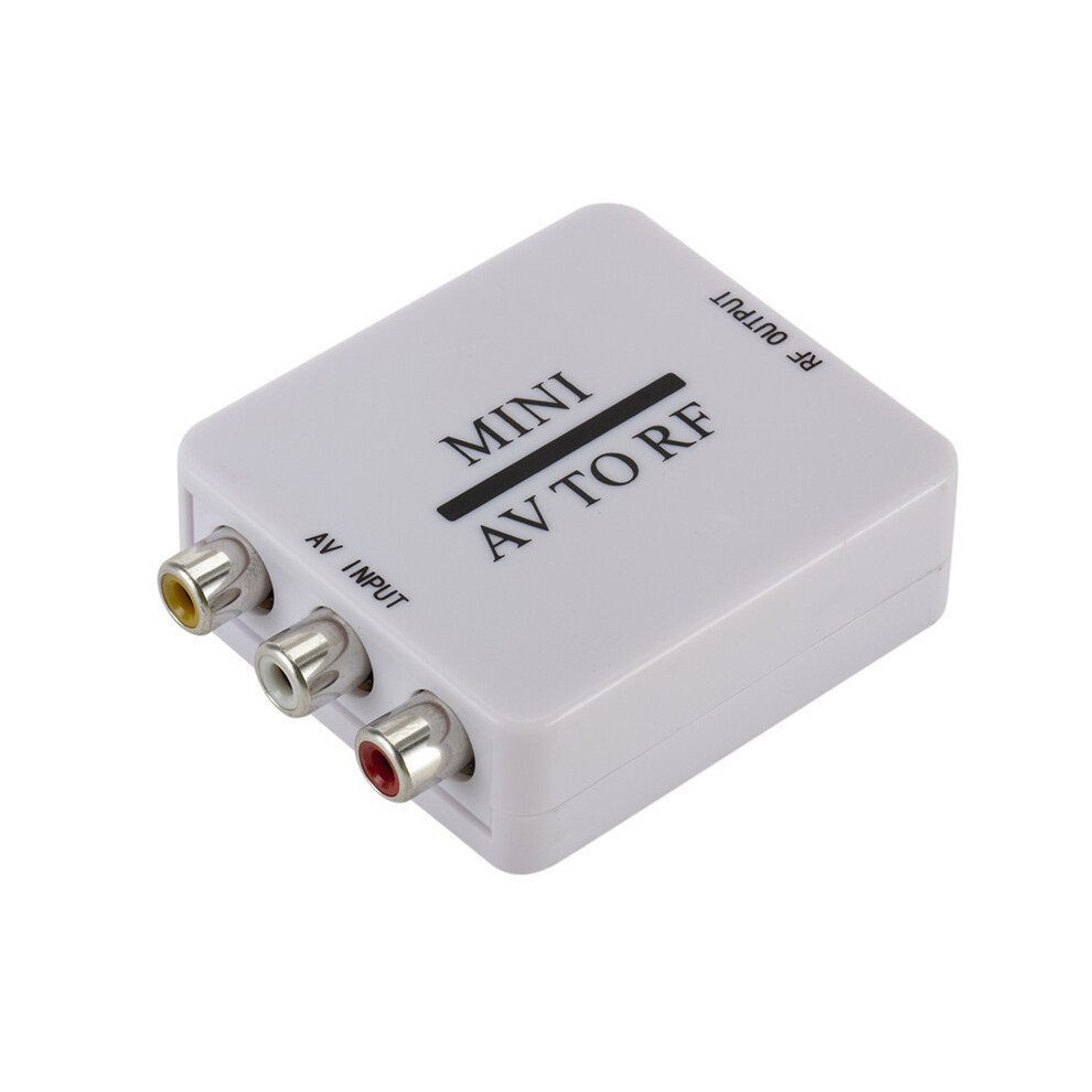 Rf Modulator - Rca/Composite A/V To Rf/Coax/Coaxial Converter Kit Szrh A-F 6485316775165