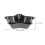 2 Pcs Cake Making Mold Shape Cookie Molds for Baking Pans Shapes Black 3