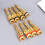 8Pcs 4mm Audio Speaker Plug Connector Gold Colored for Durable 6