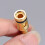 8Pcs 4mm Audio Speaker Plug Connector Gold Colored for Durable 7