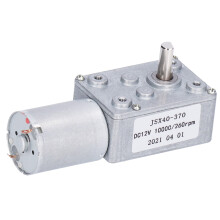 260RPM DC12V Schneckengetriebemotor mit Turbo-Getriebe für Wellenanlagen JSX40‑370