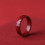 Cinnabar Ring Natural Mineral Red Plain Jewelry 7