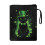 Book Sleeve with Zip Closure – Lucky Hat Cat Pattern, 2