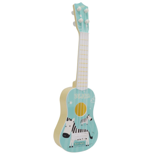 Baby Ukulele Soft Touch Mini Guitar Toy Blue 1