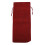 Drawstring Burlap Wine Bag 15x9cm with Rhinestone Pattern - Durable Gift Bag 4