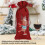 Drawstring Burlap Wine Bag 15x9cm with Rhinestone Pattern - Durable Gift Bag 6