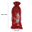 Drawstring Burlap Wine Bag 15x9cm with Rhinestone Pattern - Durable Gift Bag 8