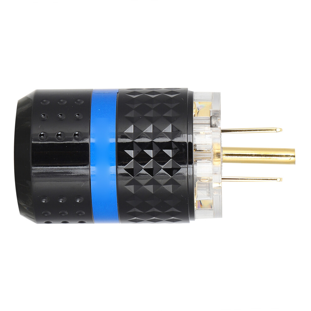 Pure Copper 24K Plated Audio Power Plug M103g & F103g Gold 5081390759650