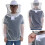 Hat Mesh Veil Smock Beekeeper Beekeeping Anti-Bee Half Body Protective Clothes (one type) 3