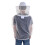 Hat Mesh Veil Smock Beekeeper Beekeeping Anti-Bee Half Body Protective Clothes (one type) 7