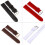 Leather Watch Band 24mm Adjustable PU Strap Coffee 5