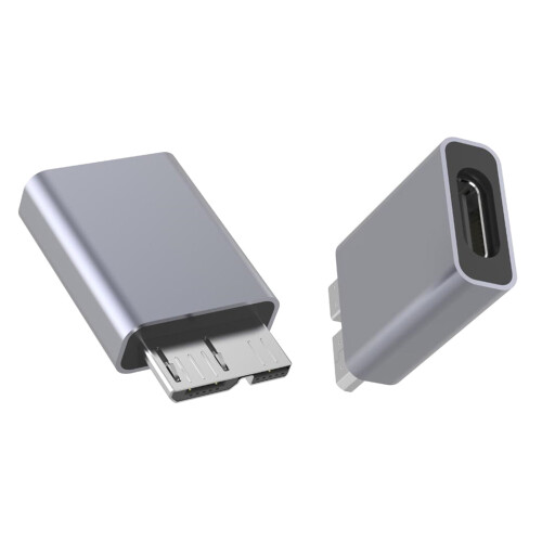 USB C till Micro B USB3.0-adapter Typ C hona till Micro B hane Snabbladdnings-USB 2
