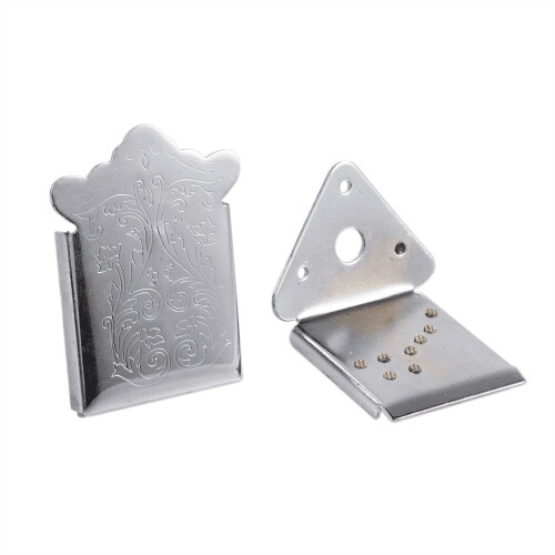 Mandolin tailpiece bridge with screws for 8-string mandolin 1