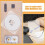HOMEMAXS 10pcs Plastic CD Storage Boxes Empty DVD Protective Box Disc Plastic Case 3