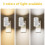 Night Lights Plug Into Wall Dimmable LED Wall Lights with Light Sensor 3 Temperatures Nightlight for Bedroom EU Plug 5