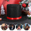 Kerst sneeuwpopmutsset van vilt met wortelneus (1 set) 5