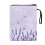Polyester Bible case with zipper and handle lavender 2