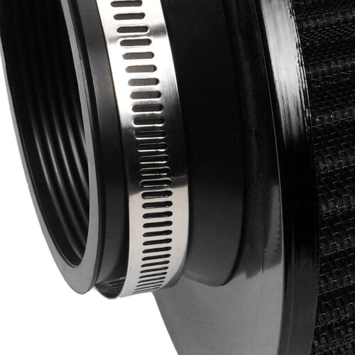 Universal Air Intake Cone Filter 3 Inch 76mm Black 1