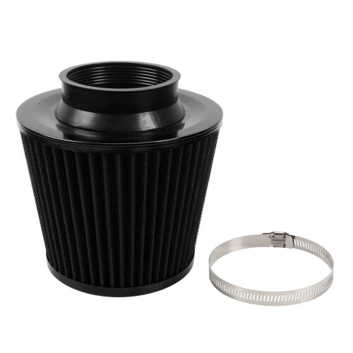 Universal Air Intake Cone Filter 3 Inch 76mm Black 2