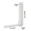 Wall Mounted Laundry Hanger, Plastic Telescopic Folding Drying Rack, Space Saving Clothes Organizer for Home Storage 2