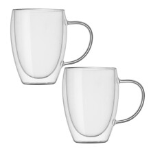 Tasses à café isothermes en verre borosilicate à double paroi, conservant la chaleur, compatibles lave-vaisselle, sans BPA, design élégant,