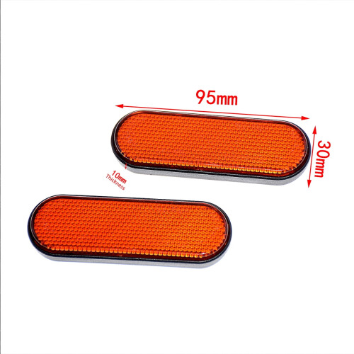 Motorcycle Front Fork Leg Reflector Red Reflect Universal For Victory Harley 1