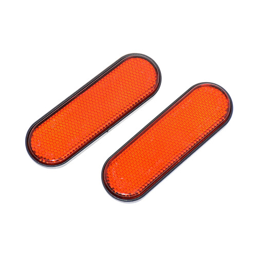 Motorcycle Front Fork Leg Reflector Red Reflect Universal For Victory Harley 2