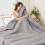 Summer Quilt Gray Cotton Lightweight Queen 2
