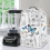 Butterfly Pattern Univesal Kitchen Accessories for Dust Protector Polyester Blender Dust Cover 5