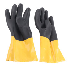 PVC-beschichtete Sicherheits-Arbeitshandschuhe XL, öl-, säure- und alkaliresistent, chemische Industrie