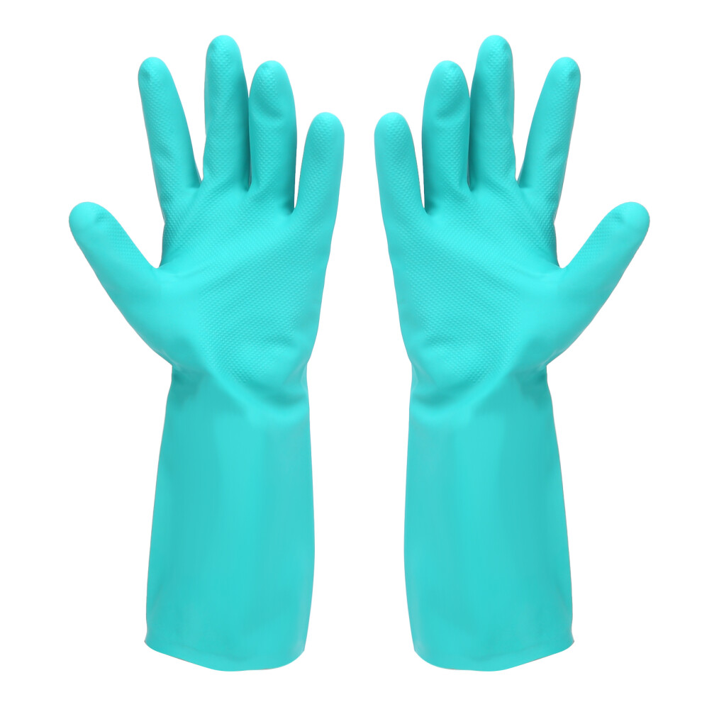 Chemical Resistant Nitrile Gloves, L Size, Nonslip, For Agriculture & Industry 3761390761144