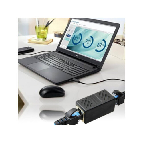 RJ45 CAT6 Coupler Plug Network LAN Cable Extender Connector Adapter Cable Gender Changer Networking Testing for Computer 1