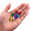Dreadlock Beads Aluminum Multicolor 170 Pieces 6