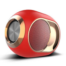 (Red) Outdoor subwoofer, bluetooth speaker, wireless speaker stereo bluetooth speaker player