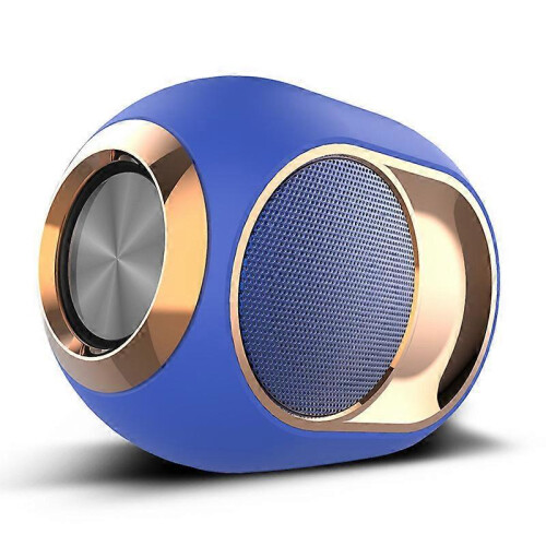 (Blue) Outdoor subwoofer, bluetooth speaker, wireless speaker stereo bluetooth speaker player