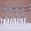 Contemporary Hanging Glass Holder Rusts Resistant Rack For-3 7
