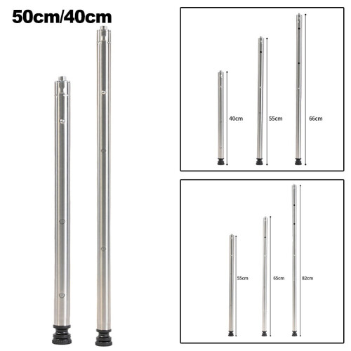 Camping Folding Table Legs 3-Gear Telescopic IGT Short 1