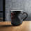 Temperaturempfindliche Keramiktasse, 325 ml, mit herzförmigem 4