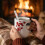 Temperaturempfindliche Keramiktasse, 325 ml, mit herzförmigem 5