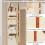 Wardrobe Storage Bags 4-Tier Hanging Closet Organizer, Space-Saving Design 4