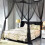4 Hanging Bed Canopy Curtain Drape Bedding, 210x190x24cm 6