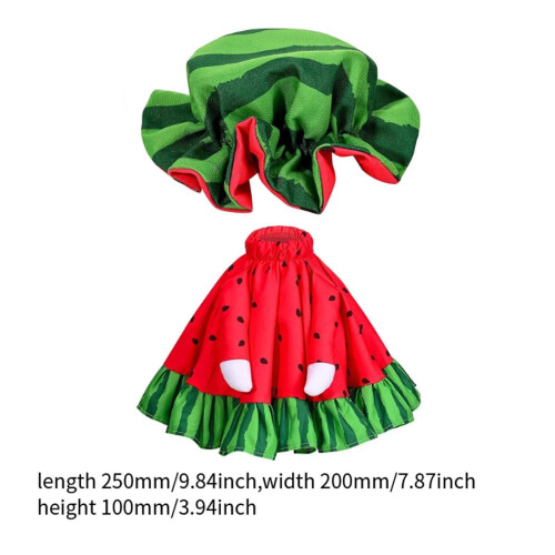 Costume de pastèque en Polyester, Statue d'oie de porche, tissu 2