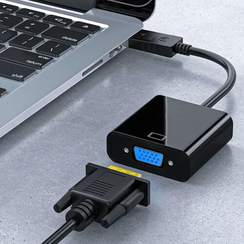 Adaptérový kabel 1080p DP DisplayPort samec na VGA samice 1