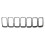 Glossy Black Car Front Grille Insert Ring Trim Cover Set 4