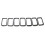 Glossy Black Car Front Grille Insert Ring Trim Cover Set 5